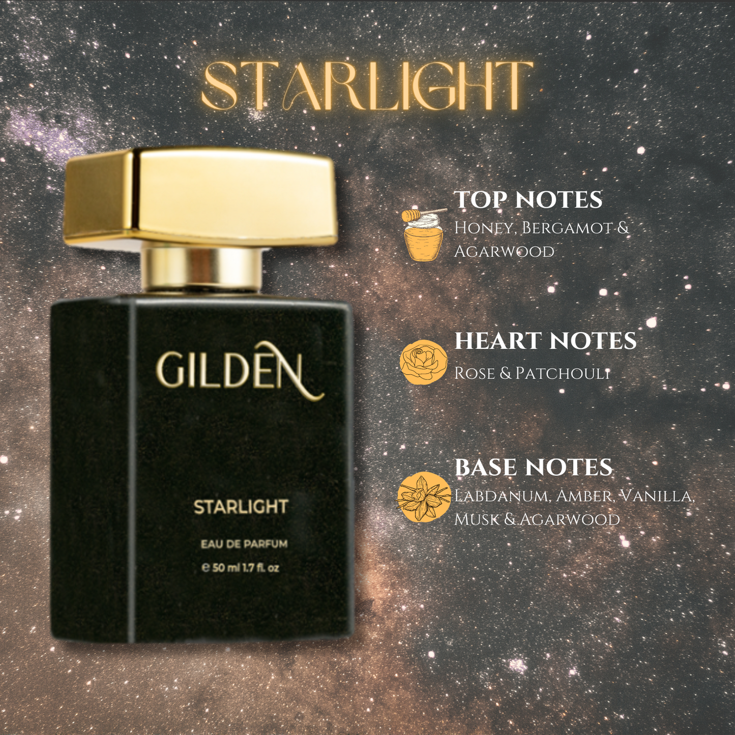 Combo: Sea Escape & Starlight, 50ml each | Gilden Combo Pack of Women's Perfume