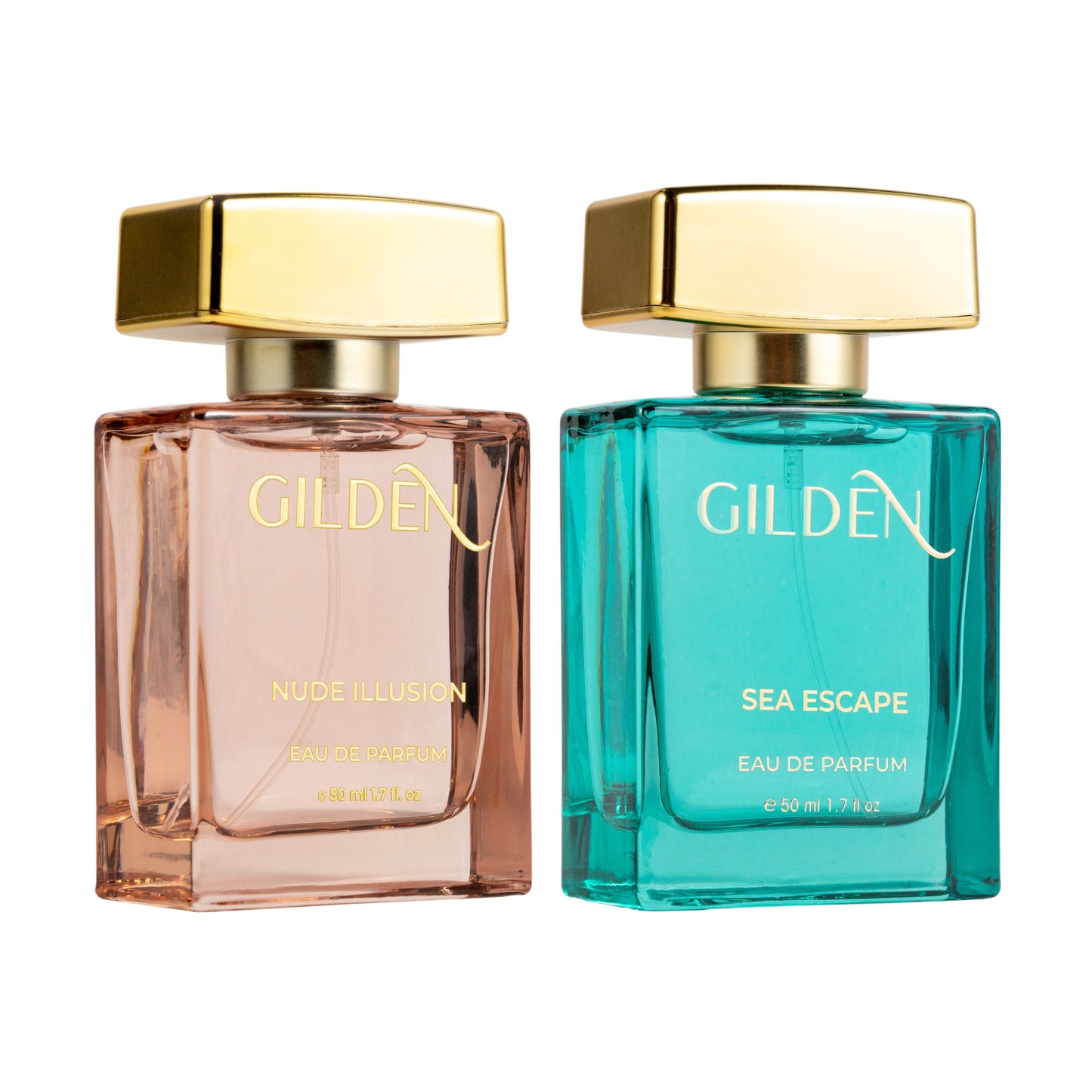 Combo: Nude Illusion & Sea Escape, 50ml each | Gilden Combo Pack of Women's Perfume